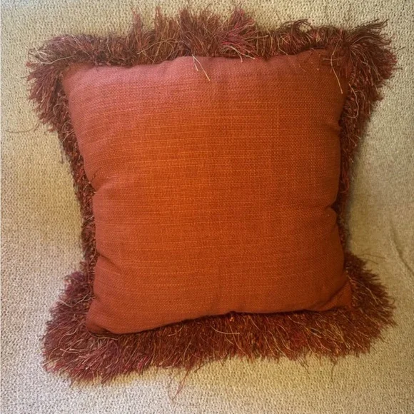 Fringed Throw Pillows Trio - Picture 3 of 3